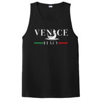 Vintage Venice With Gondola And Italy Flag PosiCharge Competitor Tank