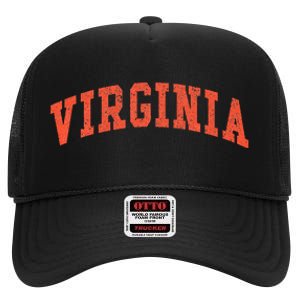 Virginia Virginia Women Throwback Design Classic High Crown Mesh Back Trucker Hat