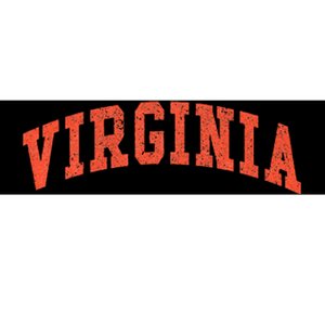 Virginia Virginia Women Throwback Design Classic Bumper Sticker