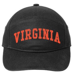 Virginia Virginia Women Throwback Design Classic 7-Panel Snapback Hat