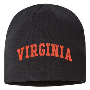 Virginia Virginia Women Throwback Design Classic Sustainable Beanie