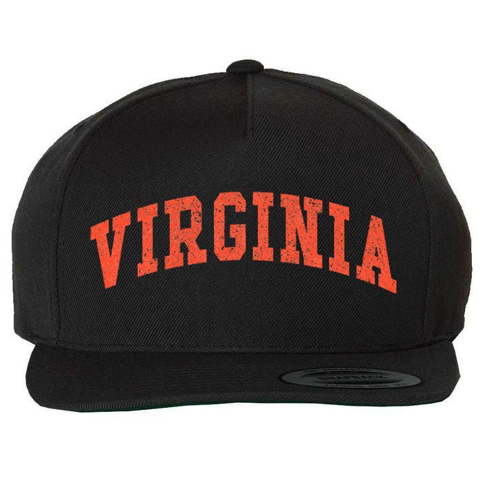 Virginia Virginia Women Throwback Design Classic Wool Snapback Cap