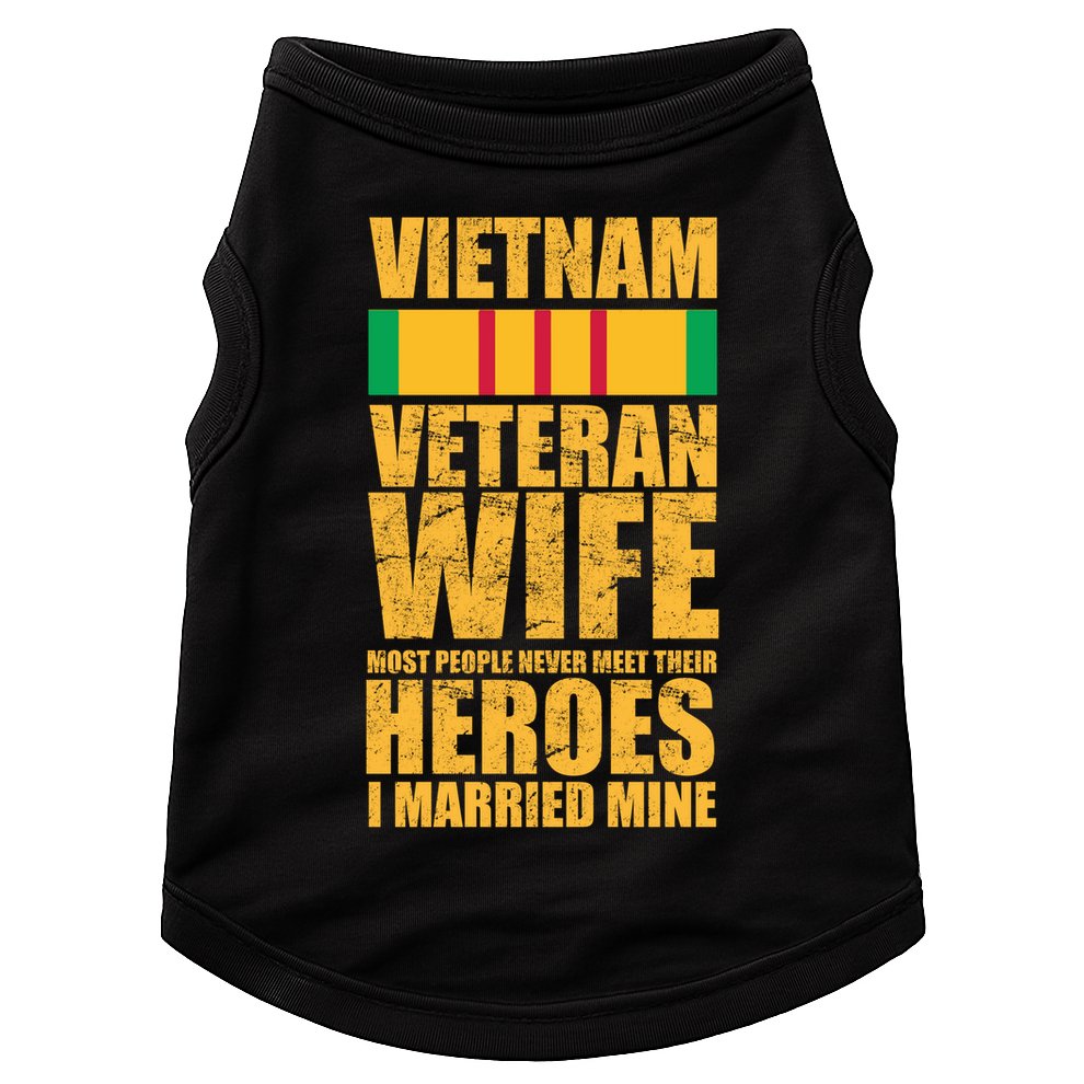 Vietnam Veteran Wife Doggie Tank
