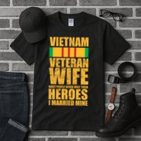 Vietnam Veteran Wife Tall T-Shirt