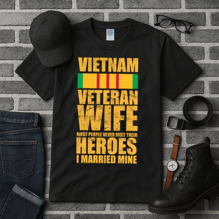 Vietnam Veteran Wife Tall T-Shirt