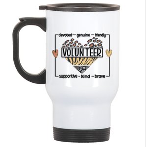 Volunteer Voluntary Worker Volunteering Cool Gift Stainless Steel Travel Mug