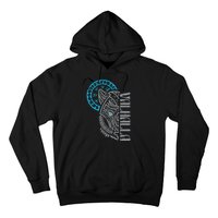 Viking Valhalla Wolf Mask Norse Mythology Hoodie