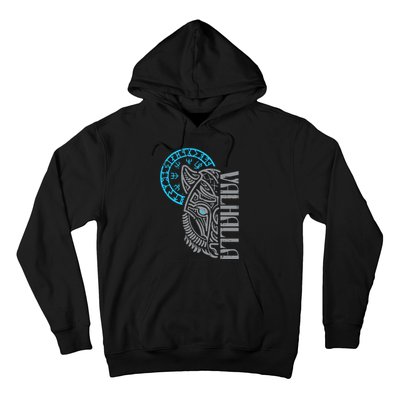 Viking Valhalla Wolf Mask Norse Mythology Hoodie