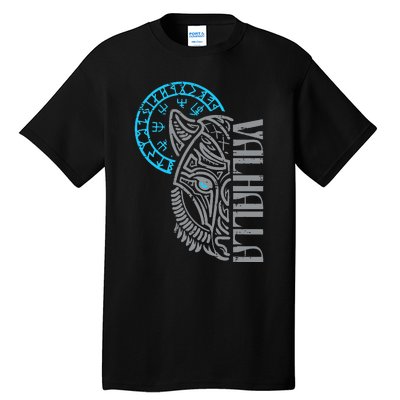 Viking Valhalla Wolf Mask Norse Mythology Tall T-Shirt