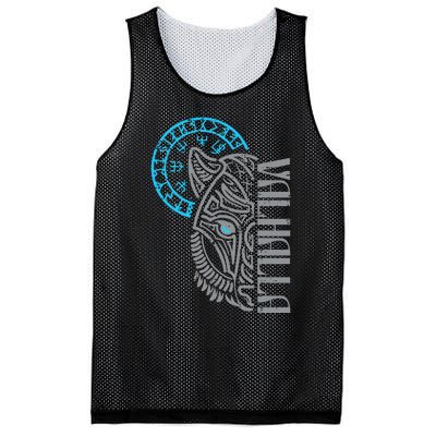 Viking Valhalla Wolf Mask Norse Mythology Mesh Reversible Basketball Jersey Tank