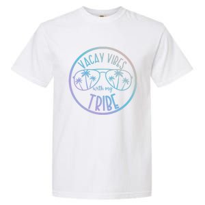 Vacay Vibes With My Tribe Hawaii Beach Vacation Gift Garment-Dyed Heavyweight T-Shirt