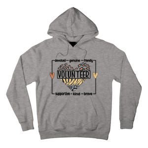 Volunteer Voluntary Worker Volunteering Cool Gift Tall Hoodie