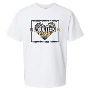 Volunteer Voluntary Worker Volunteering Cool Gift Sueded Cloud Jersey T-Shirt