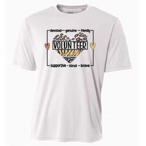 Volunteer Voluntary Worker Volunteering Cool Gift Cooling Performance Crew T-Shirt