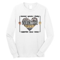 Volunteer Voluntary Worker Volunteering Cool Gift Long Sleeve Shirt