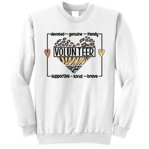 Volunteer Voluntary Worker Volunteering Cool Gift Sweatshirt