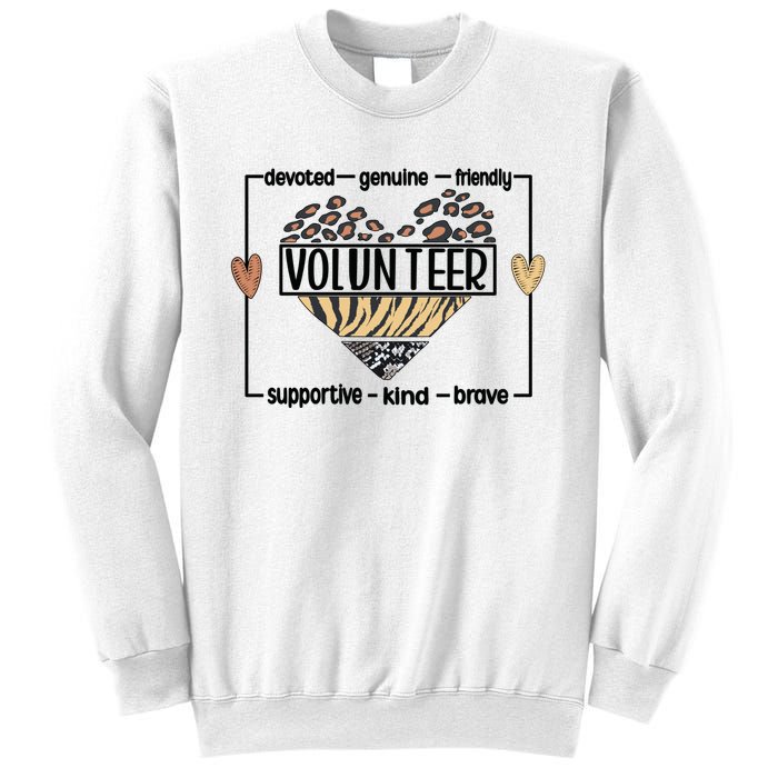 Volunteer Voluntary Worker Volunteering Cool Gift Sweatshirt