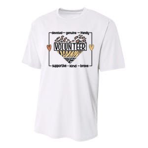 Volunteer Voluntary Worker Volunteering Cool Gift Performance Sprint T-Shirt