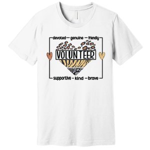 Volunteer Voluntary Worker Volunteering Cool Gift Premium T-Shirt