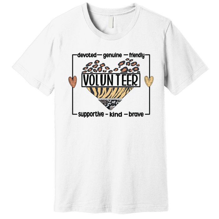 Volunteer Voluntary Worker Volunteering Cool Gift Premium T-Shirt