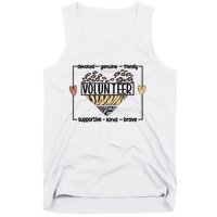 Volunteer Voluntary Worker Volunteering Cool Gift Tank Top