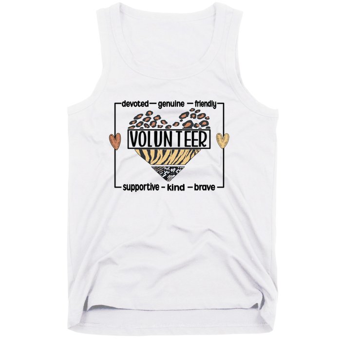 Volunteer Voluntary Worker Volunteering Cool Gift Tank Top