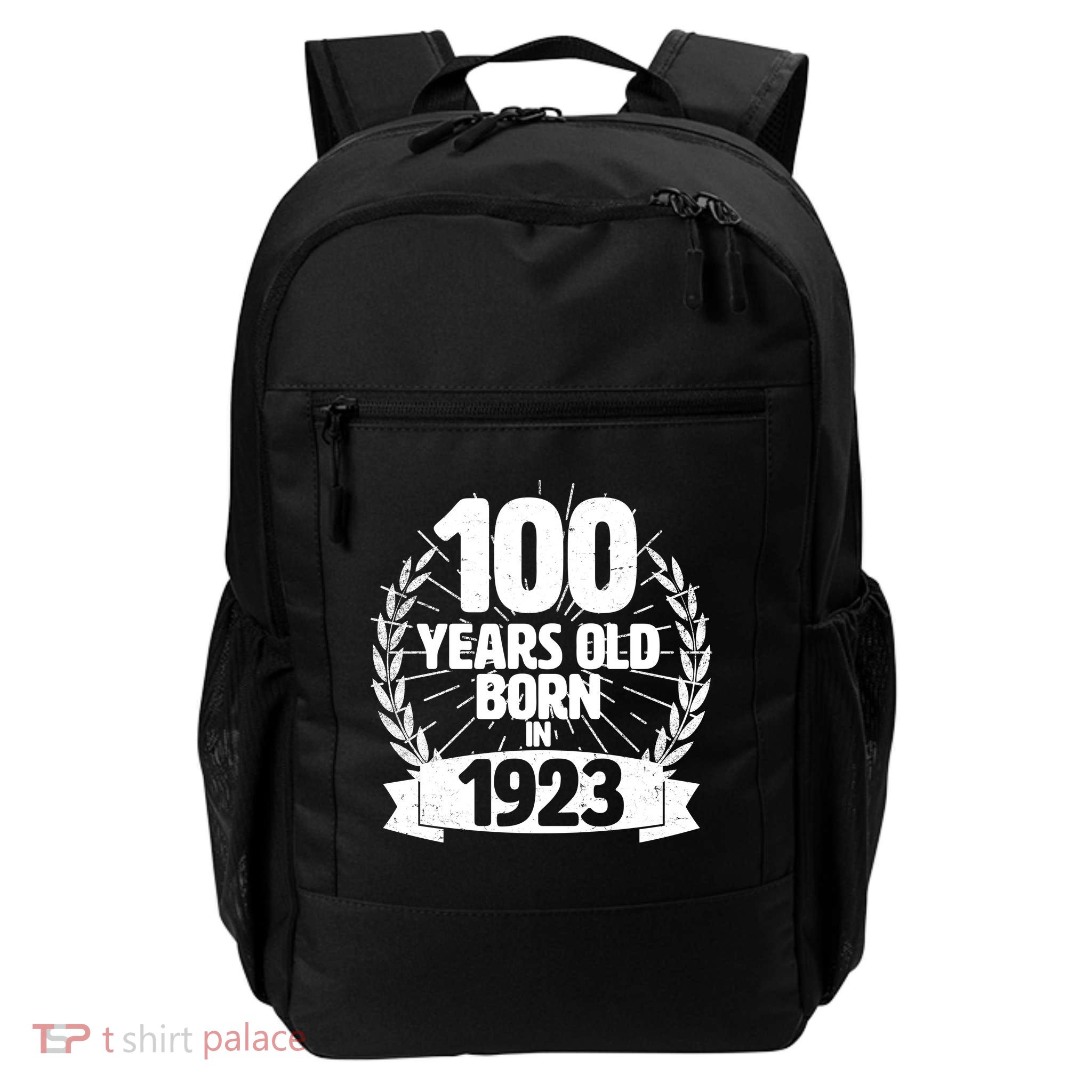 Vintage Wreath 100 Years Old Born In 1923 Birthday Backpack