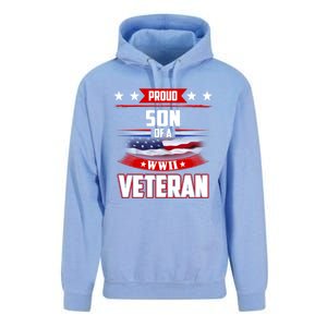 Veteran Ww 2 Military Tee Proud Son Of A Wwii Veteran Gift Unisex Surf Hoodie