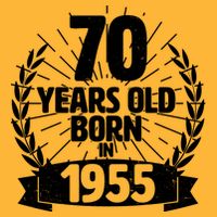 Vintage Wreath 70 Years Old Born In 1955 Birthday Toddler T-Shirt