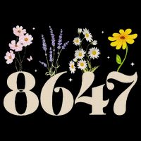 Vintage Wildflower 8647 Subtle Anti Trump Anti 86 47 Saying Toddler T-Shirt