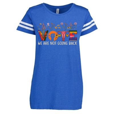 Vote We Are Not Going Back Roe Project 2025 Gay Rights Enza Ladies Jersey Football T-Shirt