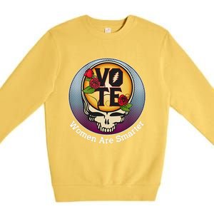 Vote Women Are Smarter Premium Crewneck Sweatshirt