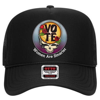 Vote Women Are Smarter High Crown Mesh Back Trucker Hat