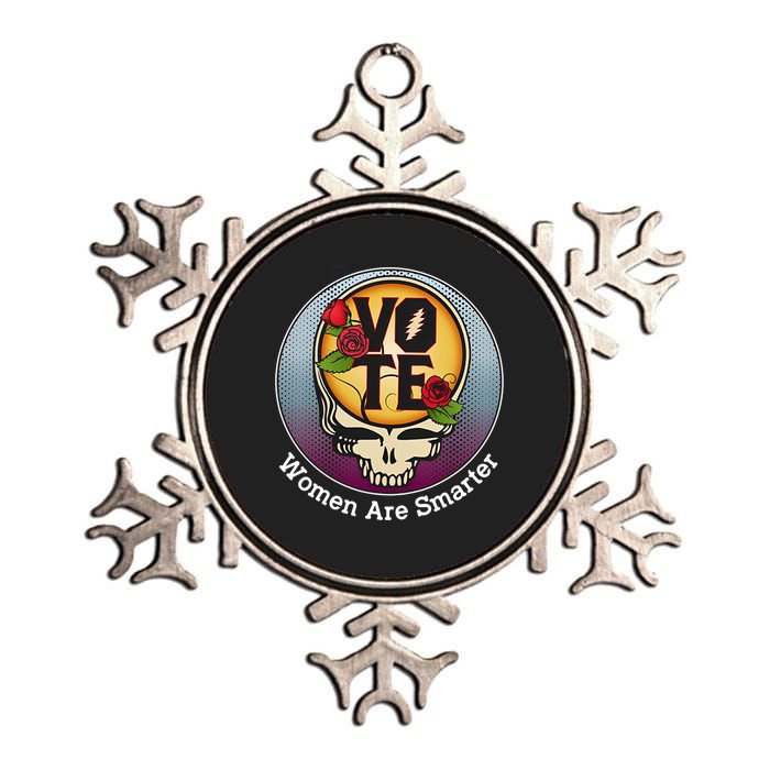 Vote Women Are Smarter Metallic Star Ornament