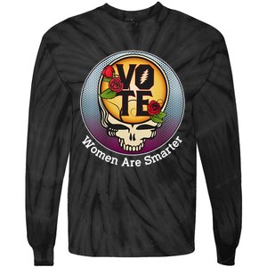 Vote Women Are Smarter Tie-Dye Long Sleeve Shirt