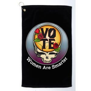 Vote Women Are Smarter Platinum Collection Golf Towel