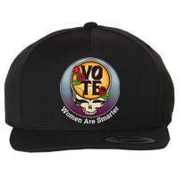 Vote Women Are Smarter Wool Snapback Cap