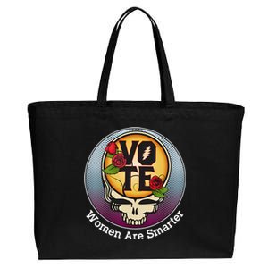 Vote Women Are Smarter Cotton Canvas Jumbo Tote