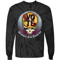 Vote Women Are Smarter Tie-Dye Long Sleeve Shirt