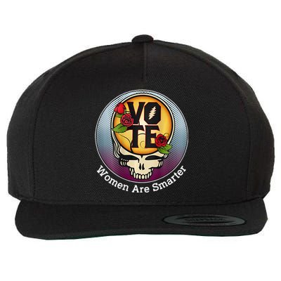 Vote Women Are Smarter Wool Snapback Cap