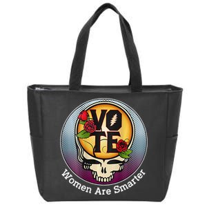 Vote Women Are Smarter Zip Tote Bag