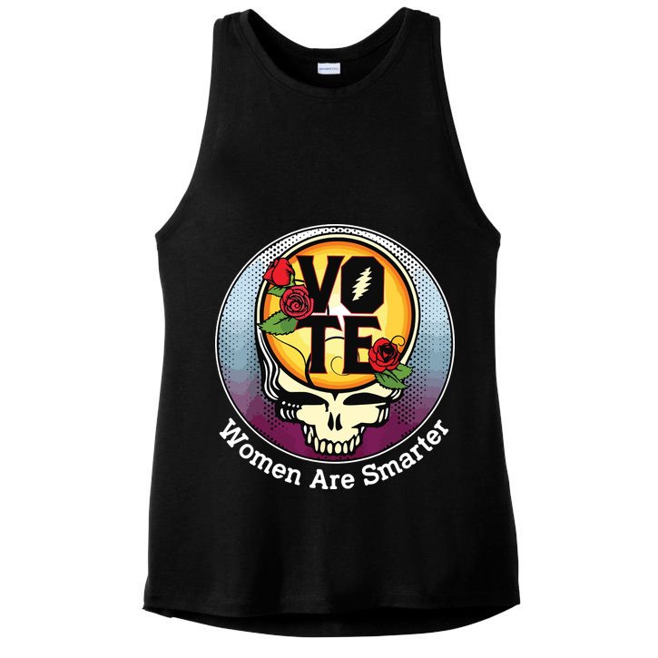 Vote Women Are Smarter Ladies PosiCharge Tri-Blend Wicking Tank