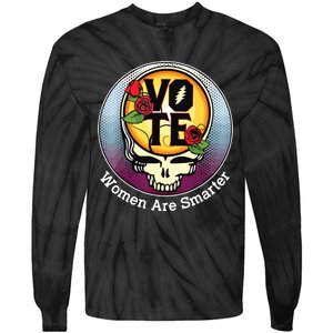 Vote Women Are Smarter Tie-Dye Long Sleeve Shirt