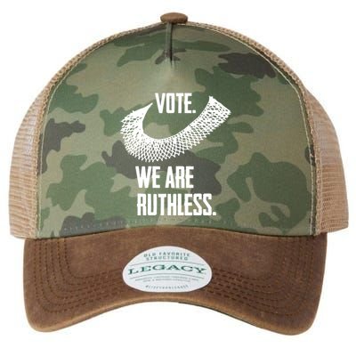 Vote We Are Ruthless Womens Rights And Feminism Legacy Tie Dye Trucker Hat