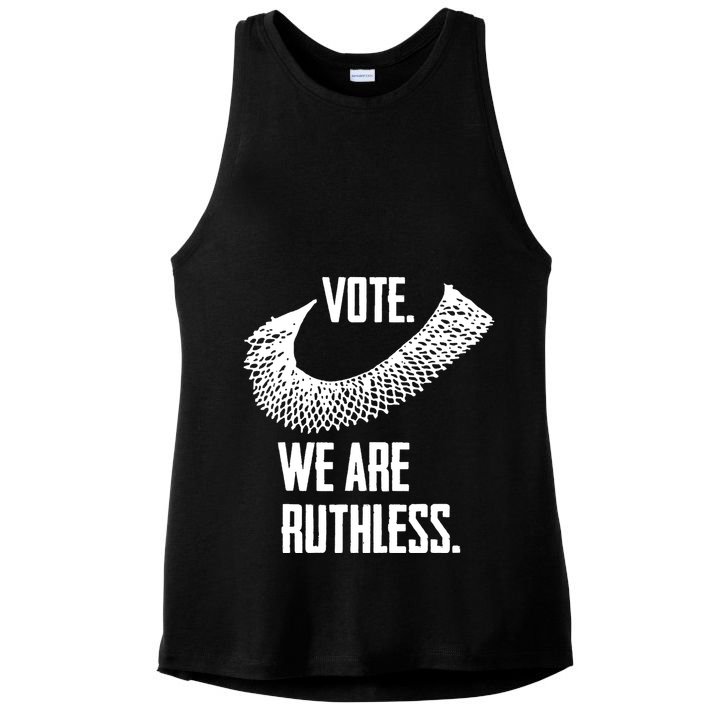 Vote We Are Ruthless Womens Rights And Feminism Ladies PosiCharge Tri-Blend Wicking Tank