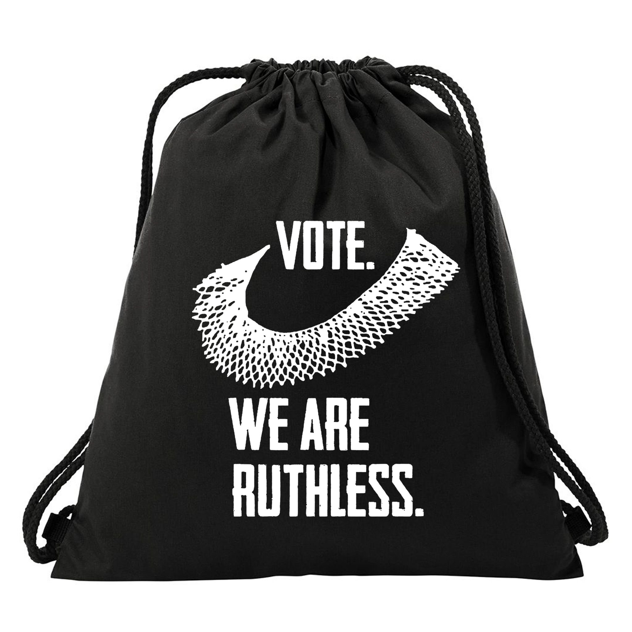Vote We Are Ruthless Womens Rights And Feminism Drawstring Bag