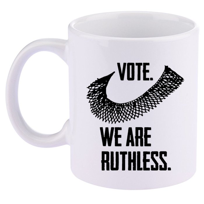 Vote We Are Ruthless Womens Rights And Feminism 11oz C Handle Ceramic Mug