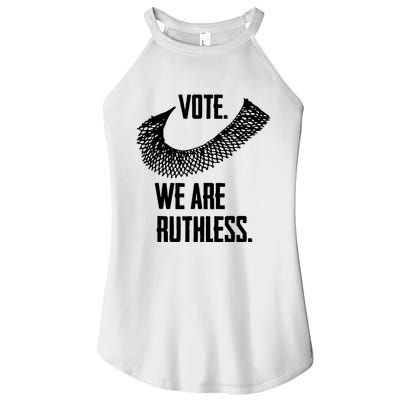 Vote We Are Ruthless Womens Rights And Feminism Women's Perfect Tri Rocker Tank