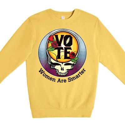 Vote Women Are Smarter Premium Crewneck Sweatshirt