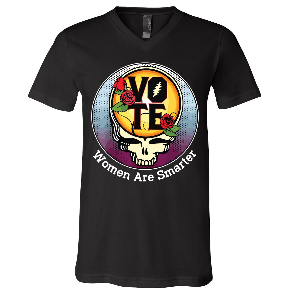 Vote Women Are Smarter V-Neck T-Shirt